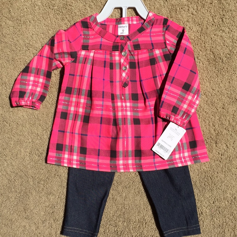 Carter’s infant girl’s long sleeve set